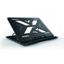 Conceptronic ERGO Laptop Cooling Stand Notebook stand Black 39.6 cm (15.6&quot;)