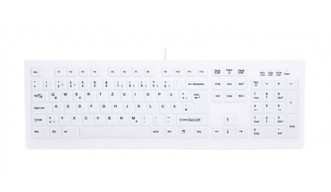 CHERRY AK-C8100F-U1-W/GE keyboard Medical USB QWERTZ German White