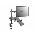 Equip 13&quot;-32&quot; Articulating Dual Arm Monitor Laptop Desk Mount Bracket