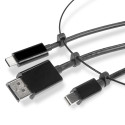 Lindy USB Type C, mDP and DisplayPort to HDMI 18G Converter Tether