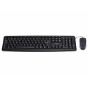 Equip 245201 keyboard Mouse included USB QWERTY Spanish Black