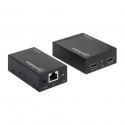 Manhattan HDMI 1080p over Ethernet Extender Kit, Up to 50m with Single Cat6 Cable, Tx &amp; Rx M