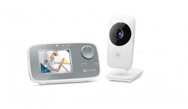 Motorola VM482 video baby monitor 300 m FHSS Silver, White