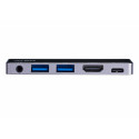ATEN USB-C Travel Dock with Power Pass-Through