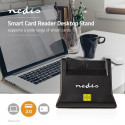 Nedis smart card reader USB 2.0, black