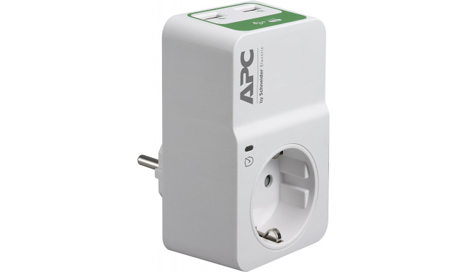 APC PM1WU2-GR surge protector White 1 AC outlet(s) 230 V