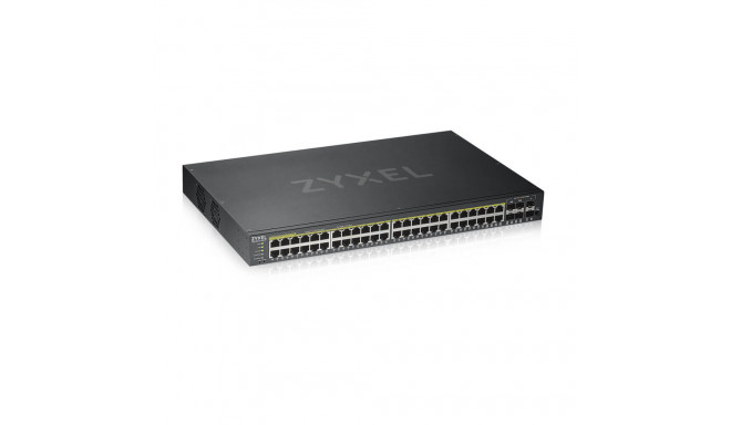 Zyxel GS1920-48HPV2 Managed Gigabit Ethernet (10/100/1000) Power over Ethernet (PoE) Black