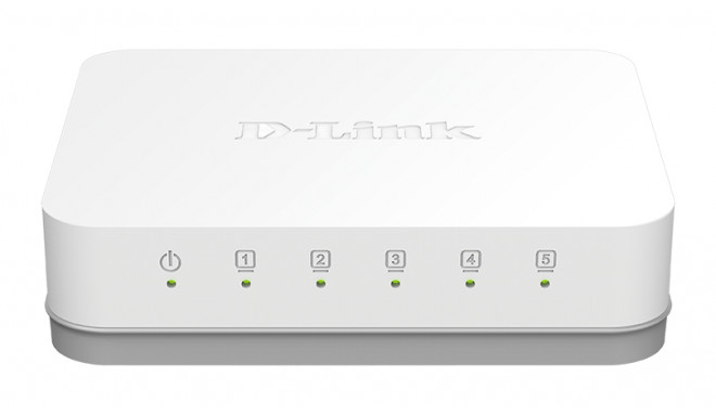 D-Link GO-SW-5G Unmanaged Gigabit Ethernet (10/100/1000) White