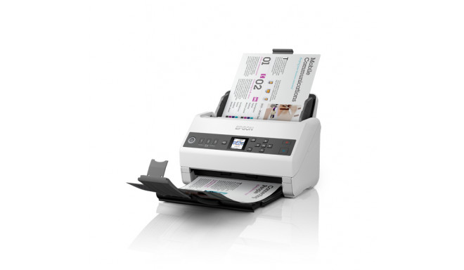 Epson DS-730N Sheet-fed scanner 600 x 600 DPI A4 Black, Grey