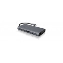 ICY BOX IB-DK4040-CPD Wired USB 3.2 Gen 1 (3.1 Gen 1) Type-C Anthracite, Black