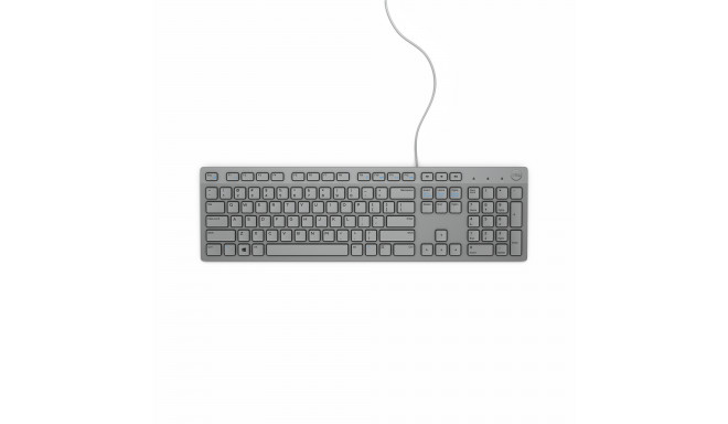 DELL KB216 keyboard Universal USB QWERTY US International Grey