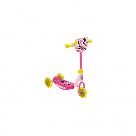 Laste tõukeratas Minnie, roosa-kollane