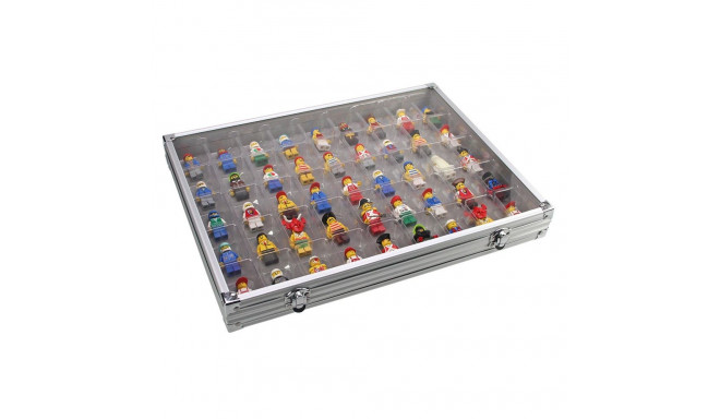 SAFE Aluminum Display Case - 45 Compartments