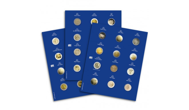 SAFE TOPset album 2€ kapslis meenemüntidele lisalehed