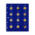 SAFE TOPset coin album for 2€ coins 7302B1-B4 extra sheets - 7302-37