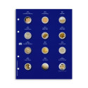 SAFE TOPset coin album for 2€ coins 7302B1-B4 extra sheets - 7302-31