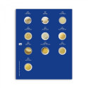 SAFE TOPset coin album for 2€ coins 7302B1-B4 extra sheets - 7302-28