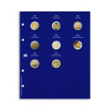 SAFE TOPset coin album for 2€ coins 7302B1-B4 extra sheets - 7302-25