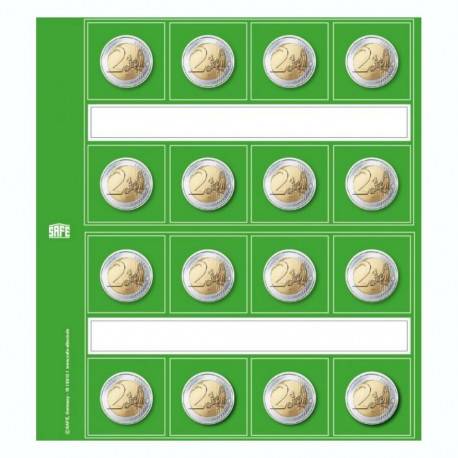 SAFE Designo 2€ albumi trükitud abilehed