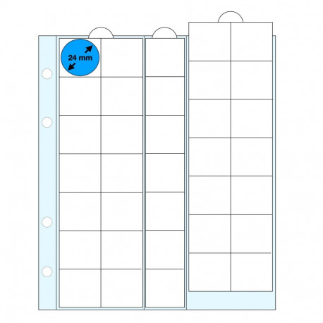 SAFE Compact vaheleht müntidele kuni d24 mm