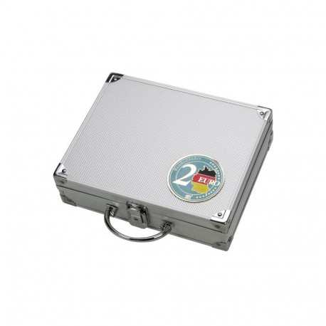 Alumiiniumist mündikohver 2€ müntidele Li - KAPSLITA MÜNDILE