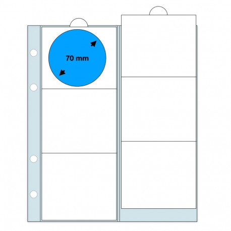 SAFE Compact vaheleht müntidele kuni d70 mm
