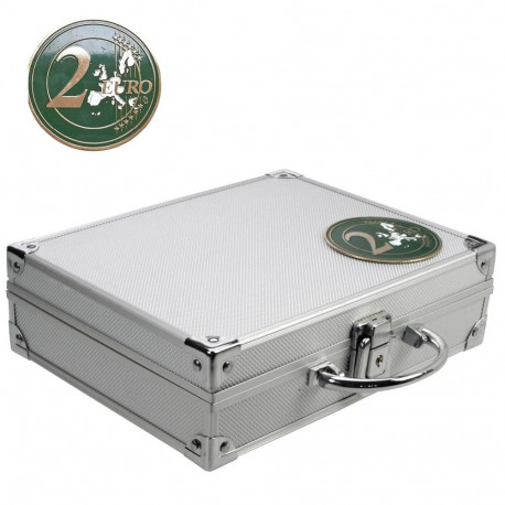 Alumiiniumist mündikohver 2€ müntidele - KAPSLIS MÜNDILE