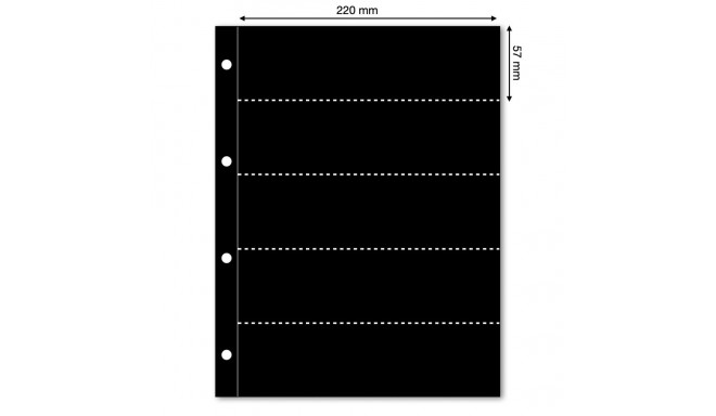 SAFE Compact A4 Five Strip Black Page