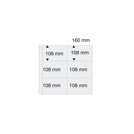 SAFE MAXI vaheleht taskuga 160x108 mm - must