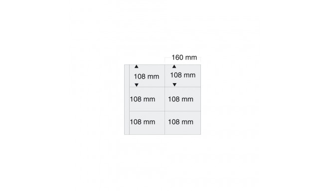 SAFE MAXI vaheleht taskuga 160x108 mm - must