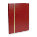 SAFE Stockbook with 16 White Pages - Bordeaux