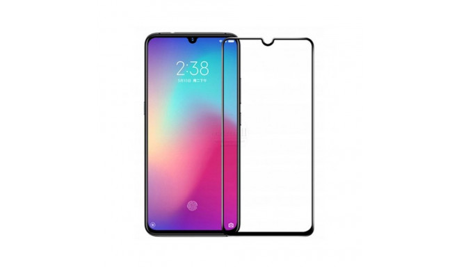 Evelatus täiskaanega 2.5D klaas Xiaomi Mi 9 antistaatiline / Jaapani liimmust