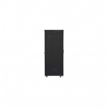 LANBERG FREESTANDING 19" RACK CABINET 42U 600 × 1000 BLACK PERFORATED DOORS LCD (FLAT PACK) V2