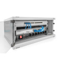 Wall-mounted network cabinet 19" 4U, SOHO 241 x 540 x 400 mm, door glass, grey, unfolded, 60kg