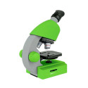 Microscope, Bresser Junior 40x-640x , Green with experiment kit, with phone adaptor