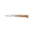 Knife Opinel N°08 Stainless Steel Engraving Biking