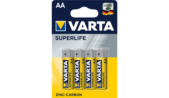 Batteries AA VARTA Superlife 1.5V 4 pcs