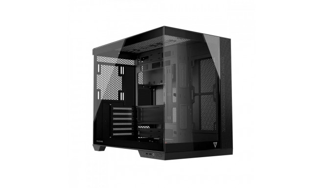 The Modecom Volcano Panorama Midi in grey is a premium "fish-tank" style computer c