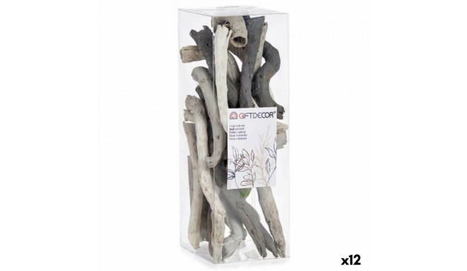 Decorative Log Gift Decor 76716 76716 Grey 9 x 27 x 9 cm (12 Units)