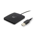 Ewent EW1052 smart card reader USB USB 2.0 Black