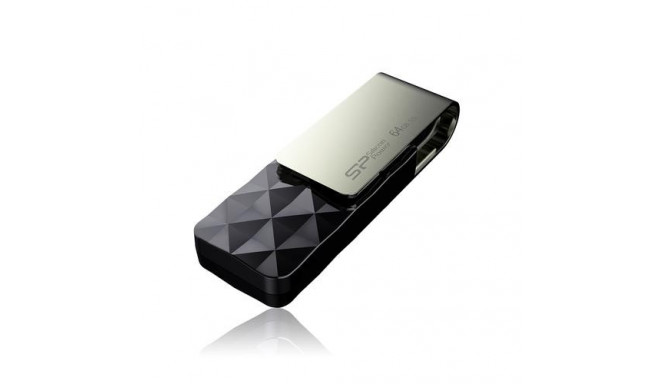 Silicon Power Blaze B30 USB flash drive 64 GB USB Type-A 3.2 Gen 1 (3.1 Gen 1) Black