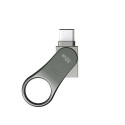 Silicon Power Mobile C80 USB flash drive 32 GB USB Type-A / USB Type-C 3.2 Gen 1 (3.1 Gen 1) Titaniu