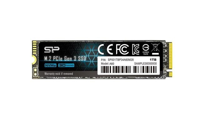 Silicon Power P34A60 M.2 1 TB PCI Express SLC NVMe