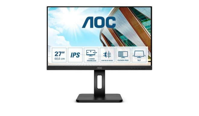 AOC P2 Q27P2Q LED display 68.6 cm (27&quot;) 2560 x 1440 pixels Quad HD Black