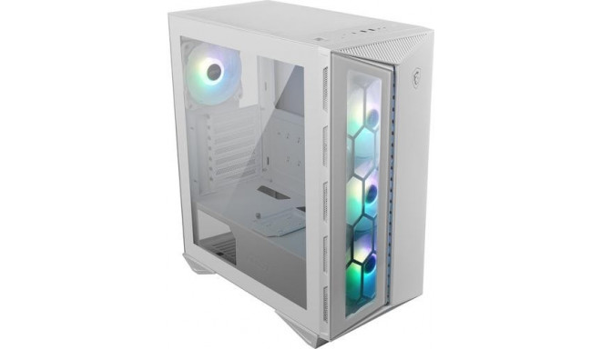 MSI MPG GUNGNIR 110R WHITE Mid Tower Gaming Computer Case &#039;White, 4x 120mm ARGB Fan, 1 to 6