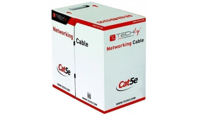 Techly F/UTP Hank Cable Cat.5E CCA 305m Solid Outdoor Black ITP8-RIS-0305LO