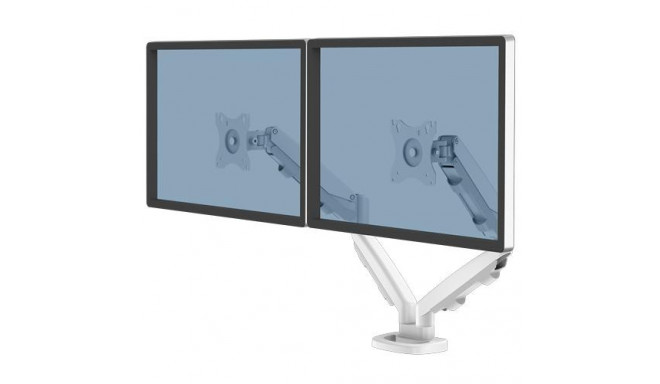 Fellowes Eppa Dual Monitor Arm - Monitor Mount for 8KG 40 inch Screens - Ergonomic Adjustable Monito