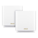 ASUS ZenWiFi AX XT8 (W-2-PK) wireless router Gigabit Ethernet Tri-band (2.4 GHz / 5 GHz / 5 GHz) Whi