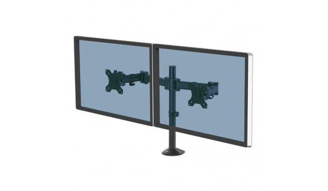 Fellowes Reflex Dual Monitor Arm - Dual Monitor Mount for 8KG 27 Inch Screens - Adjustable Monitor D