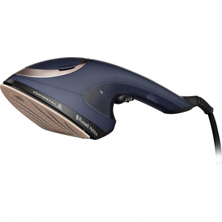 Russell Hobbs Steam Genie 2 in 1 steam brush, steam iron (dark blue/champagne)